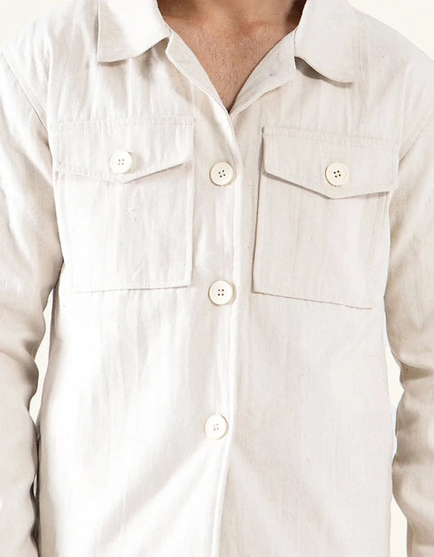 CANVAS FLAP POCKET SHACKET